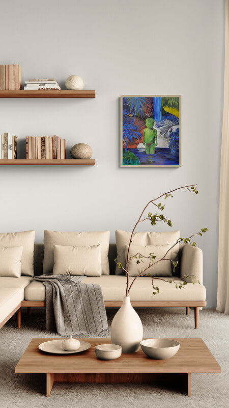 Taedong Lee, Nature surrounding the baby, 2022