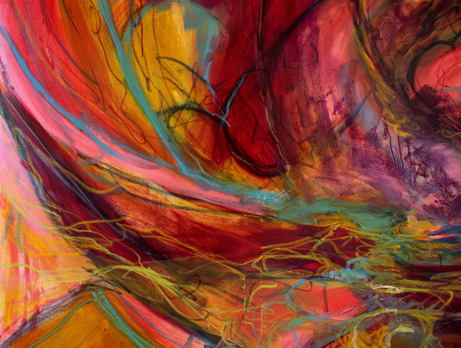 Kate Howe, Now that the tunnel is open, I can find you more easily but the world looks stranger every time I return (From Love Letters Across 172 Years with JWM Turner), 2021