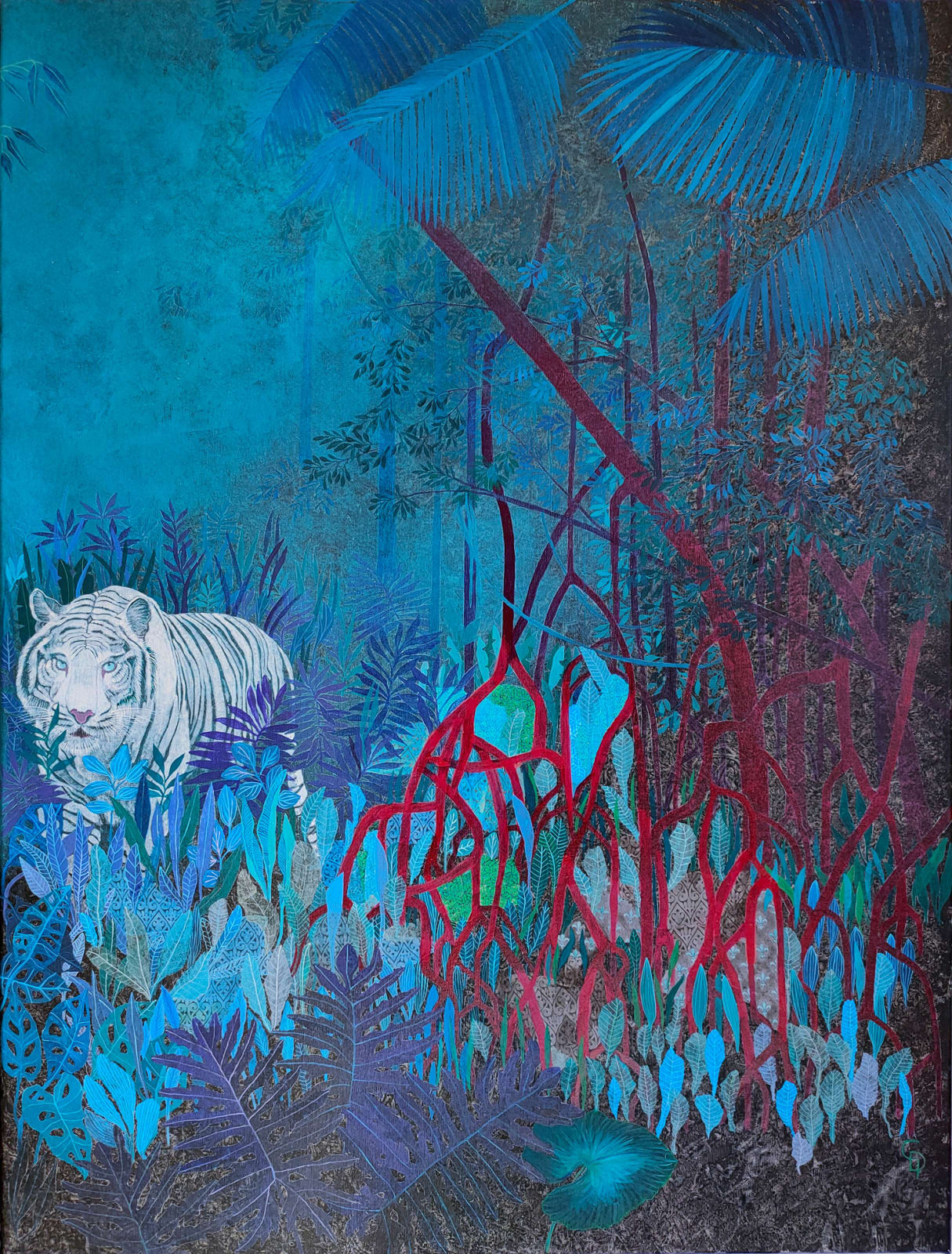 Cécile Duchêne Malissin, L' heure bleue III, 2023