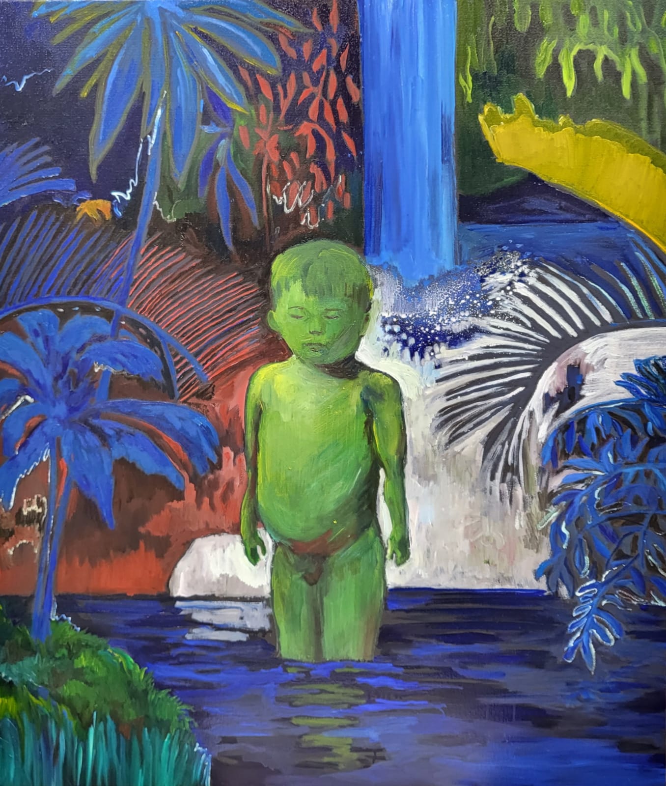 Taedong Lee, Nature surrounding the baby, 2022