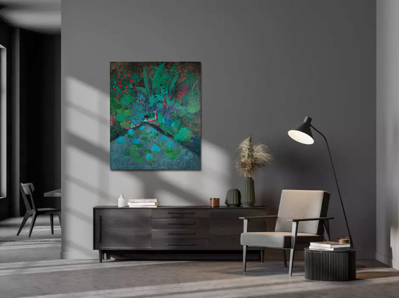 Cécile Duchêne Malissin, L'heure bleue , 2024