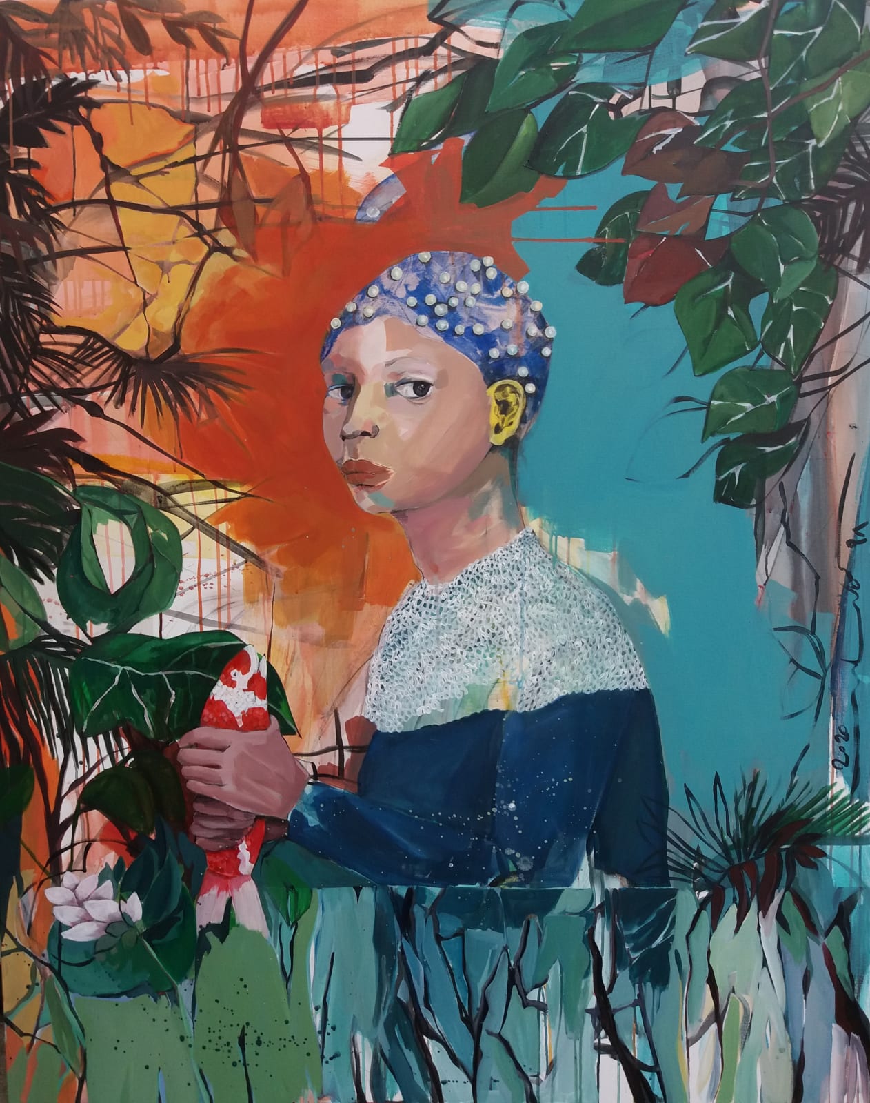 Golnaz Afraz, Cold Fire, 2020