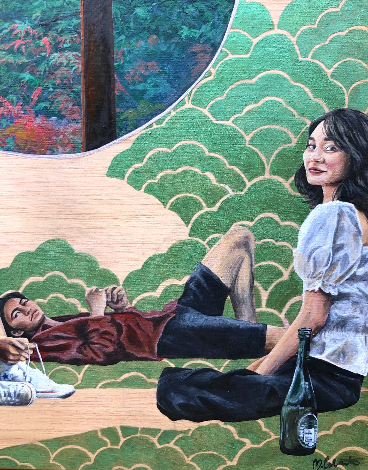 Mia Takemoto, Luncheon on the grass , 2024