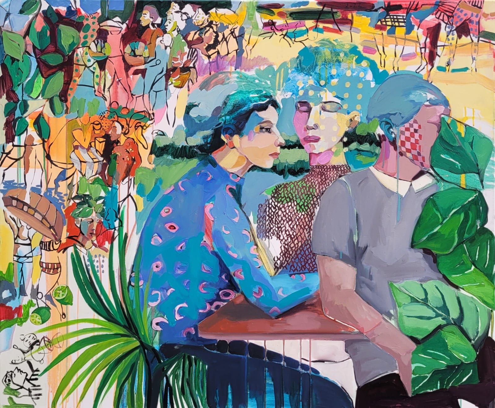 Golnaz Afraz, The Shadow of the Past, 2024