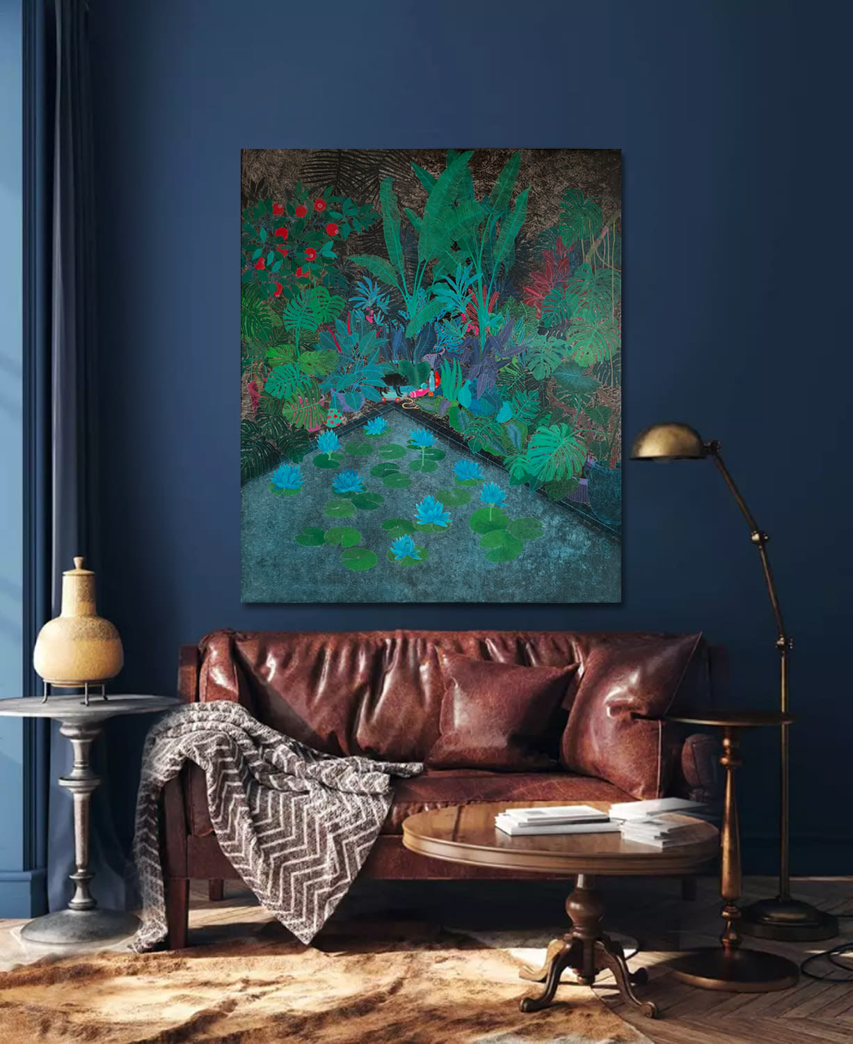 Cécile Duchêne Malissin, L'heure bleue , 2024