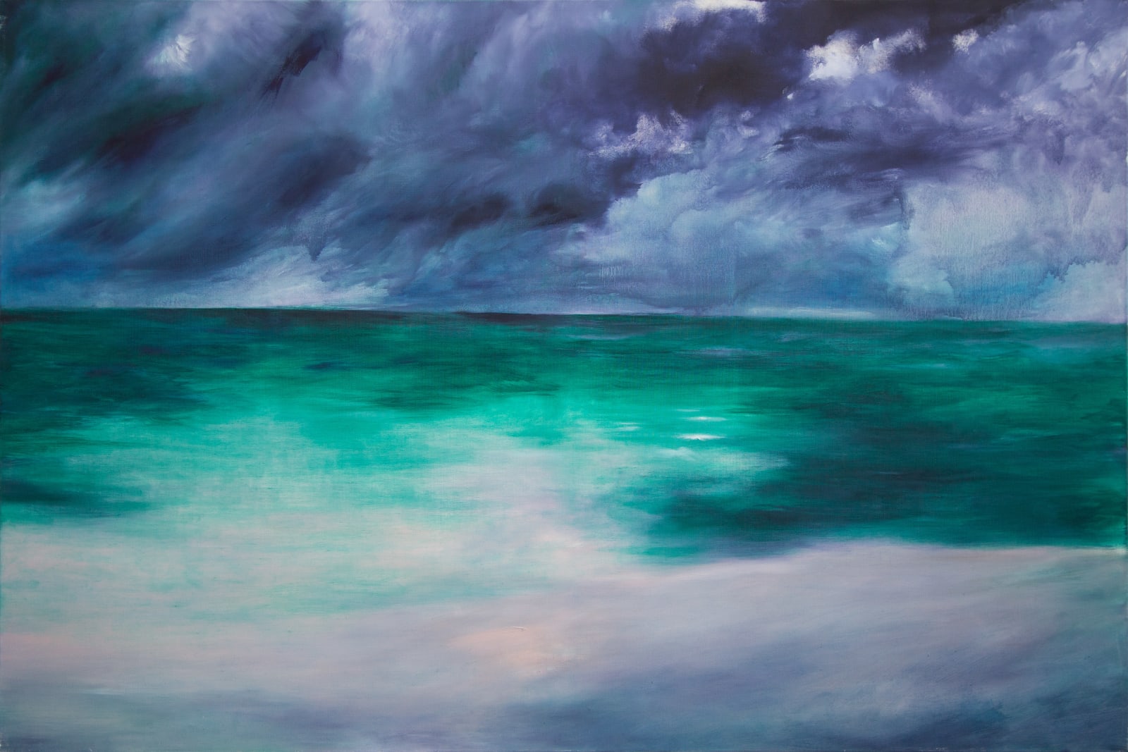 Lukrezia Krämer, Grünes Meer, 2019