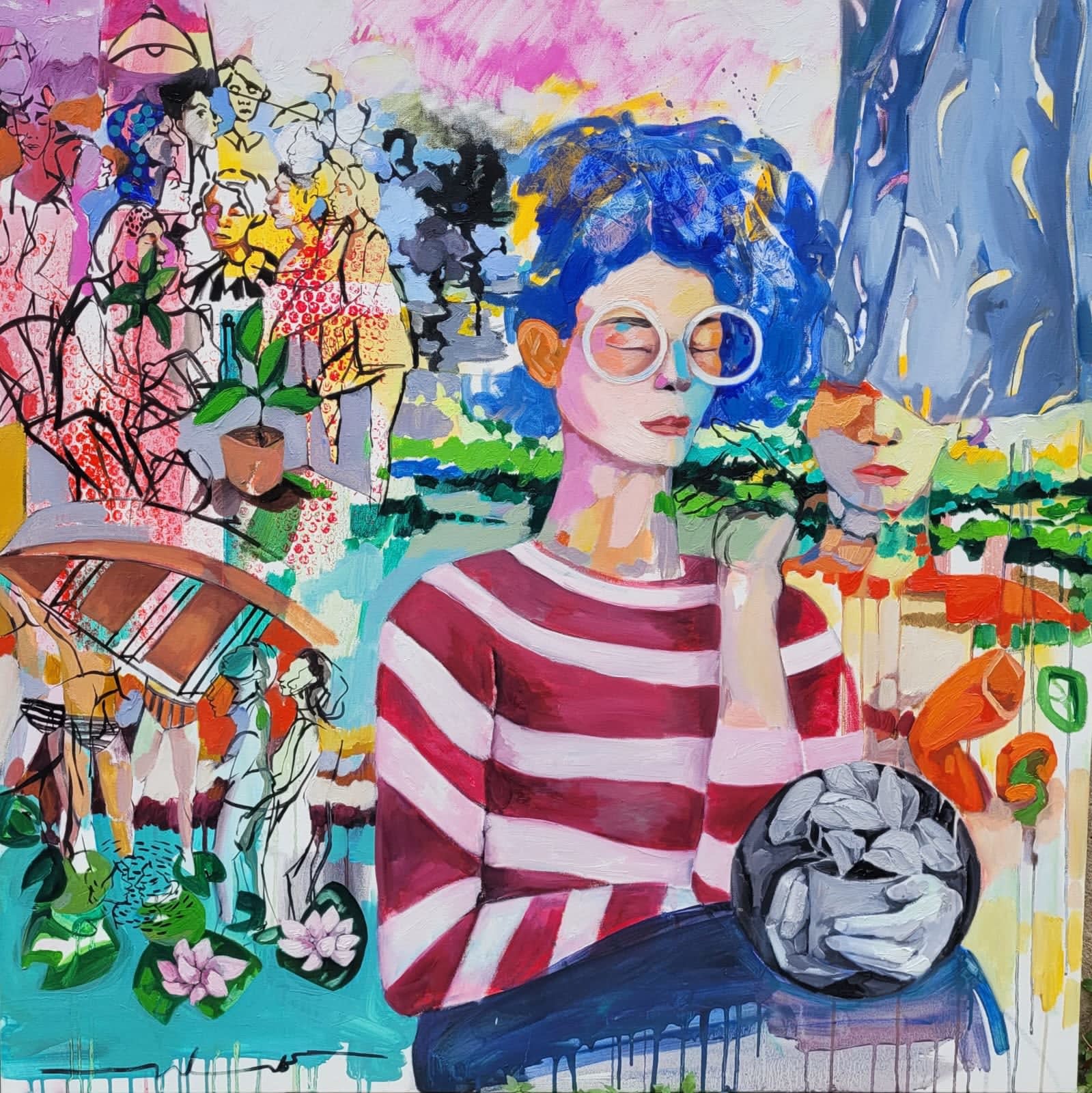 Golnaz Afraz, Burnt Identity, 2024