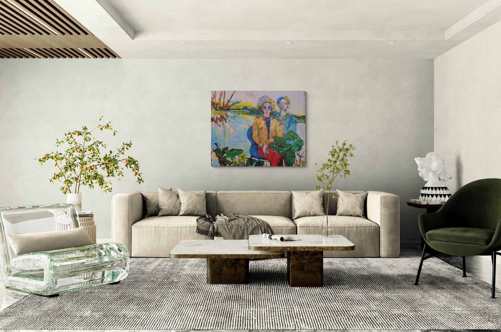 Golnaz Afraz, Before Him, 2024