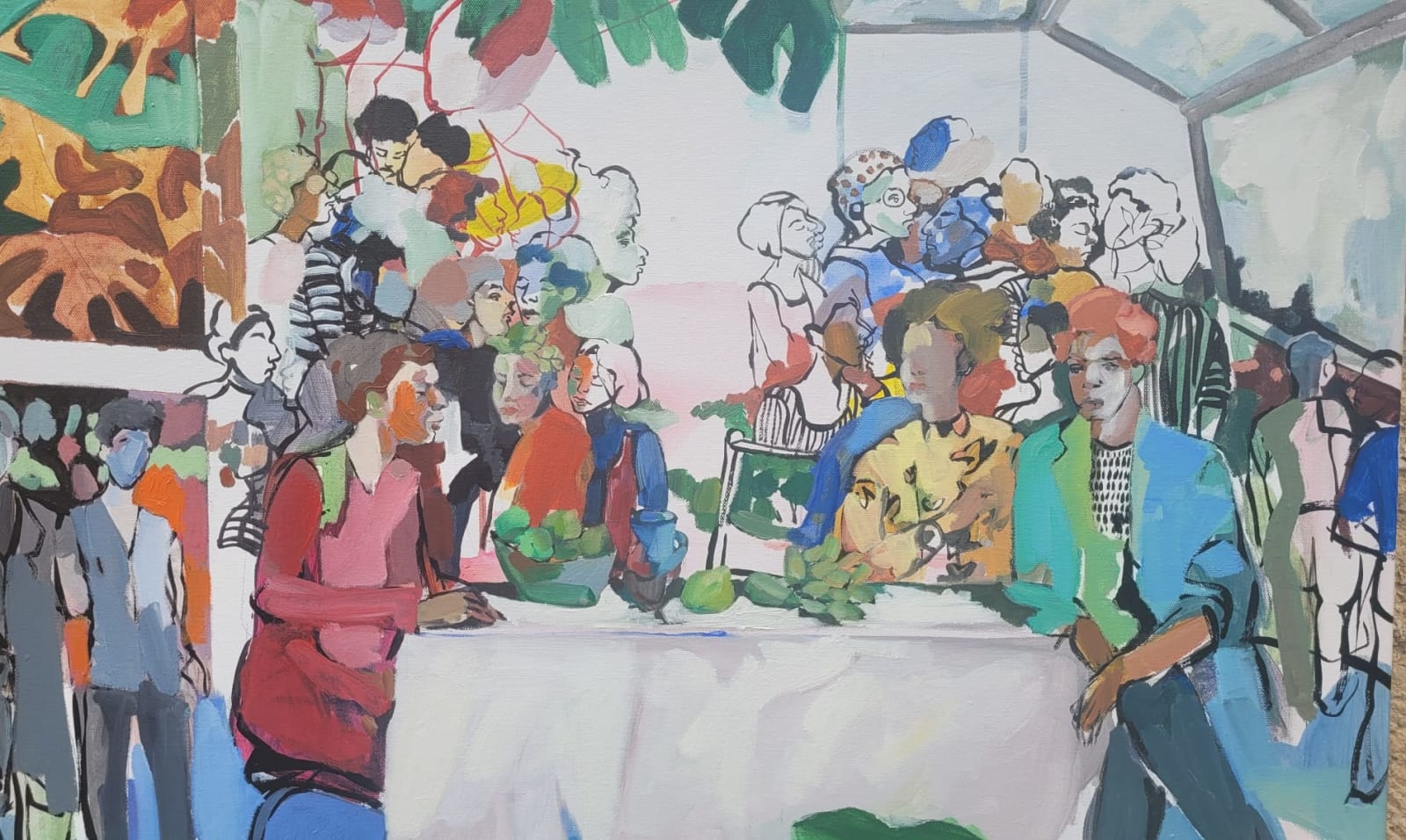 Golnaz Afraz, Last Dinner, 2024