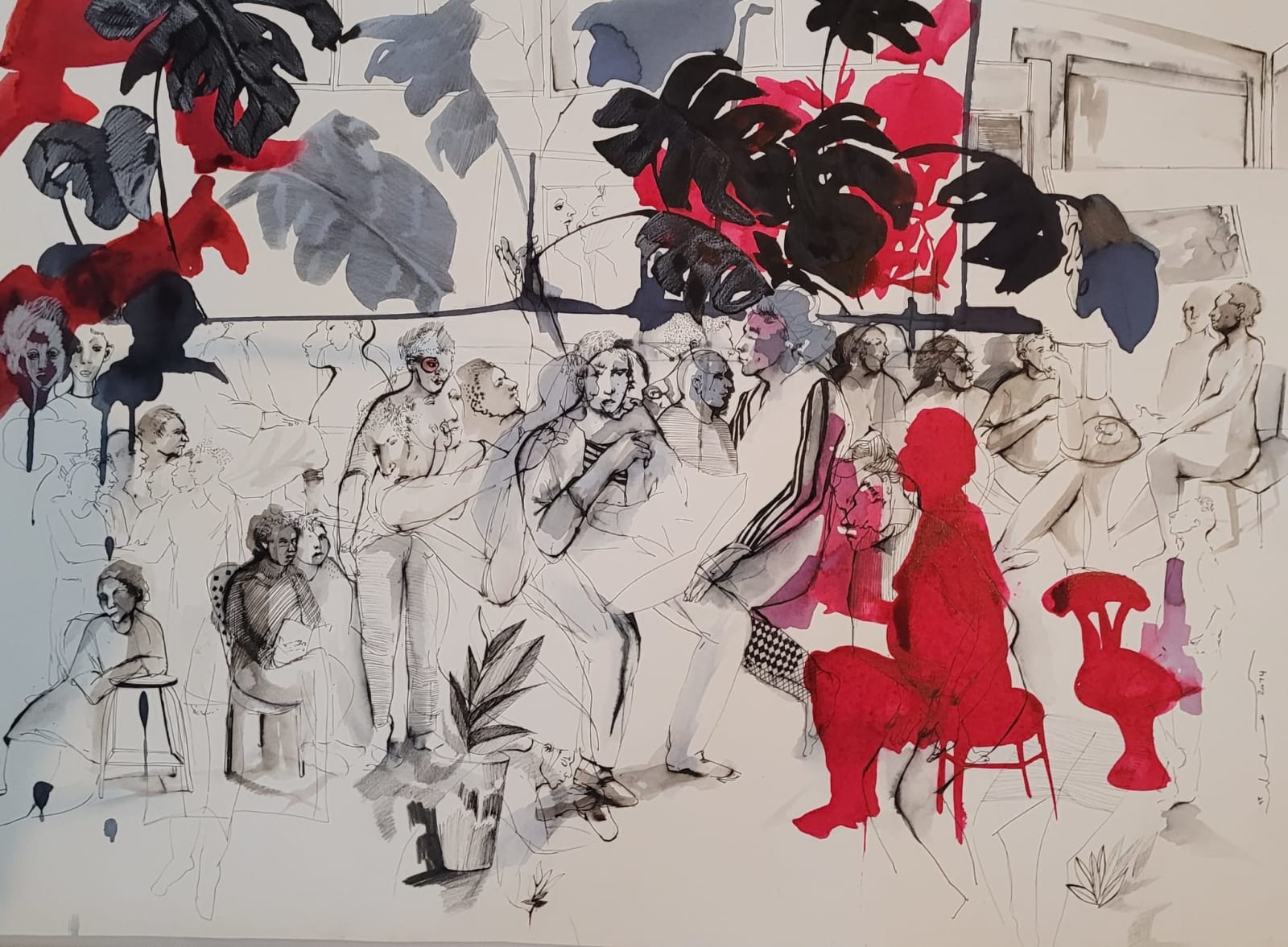 Golnaz Afraz, Garden, 2019