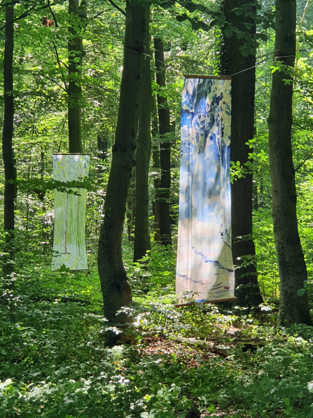 Lukrezia Krämer, Im Wind I & II, 2021