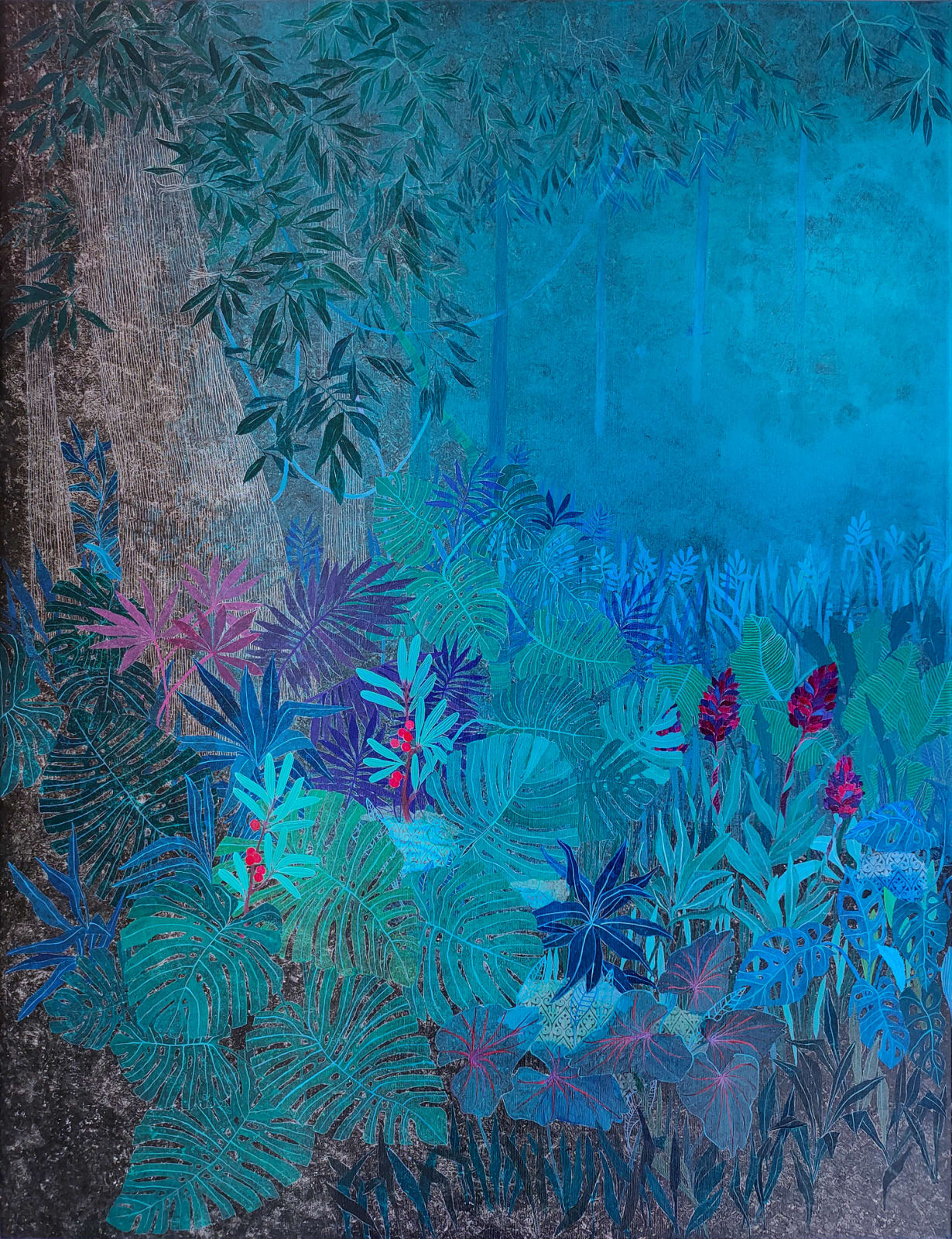 Cécile Duchêne Malissin, L' heure bleue III, 2023