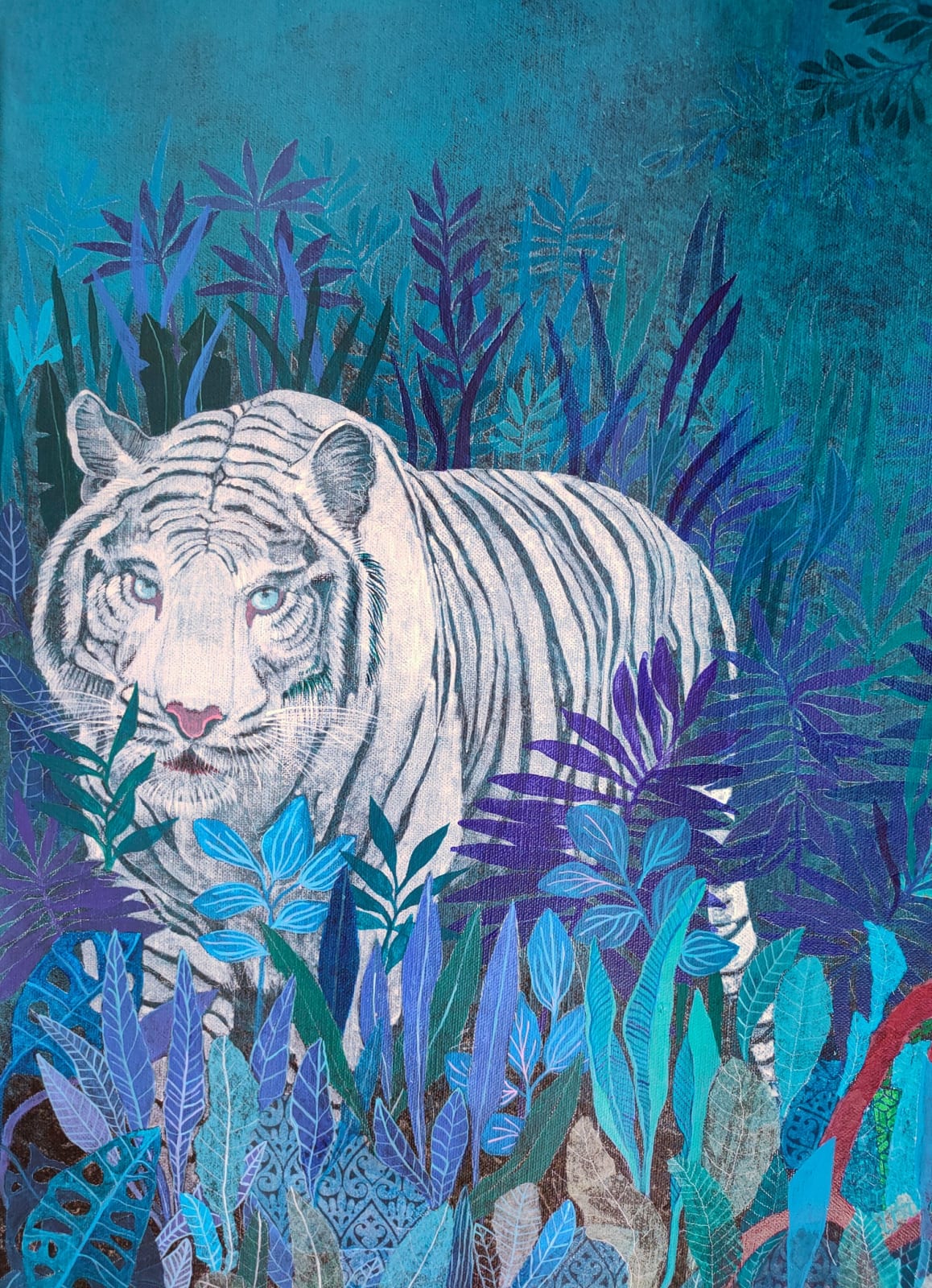 Cécile Duchêne Malissin, L' heure bleue III, 2023