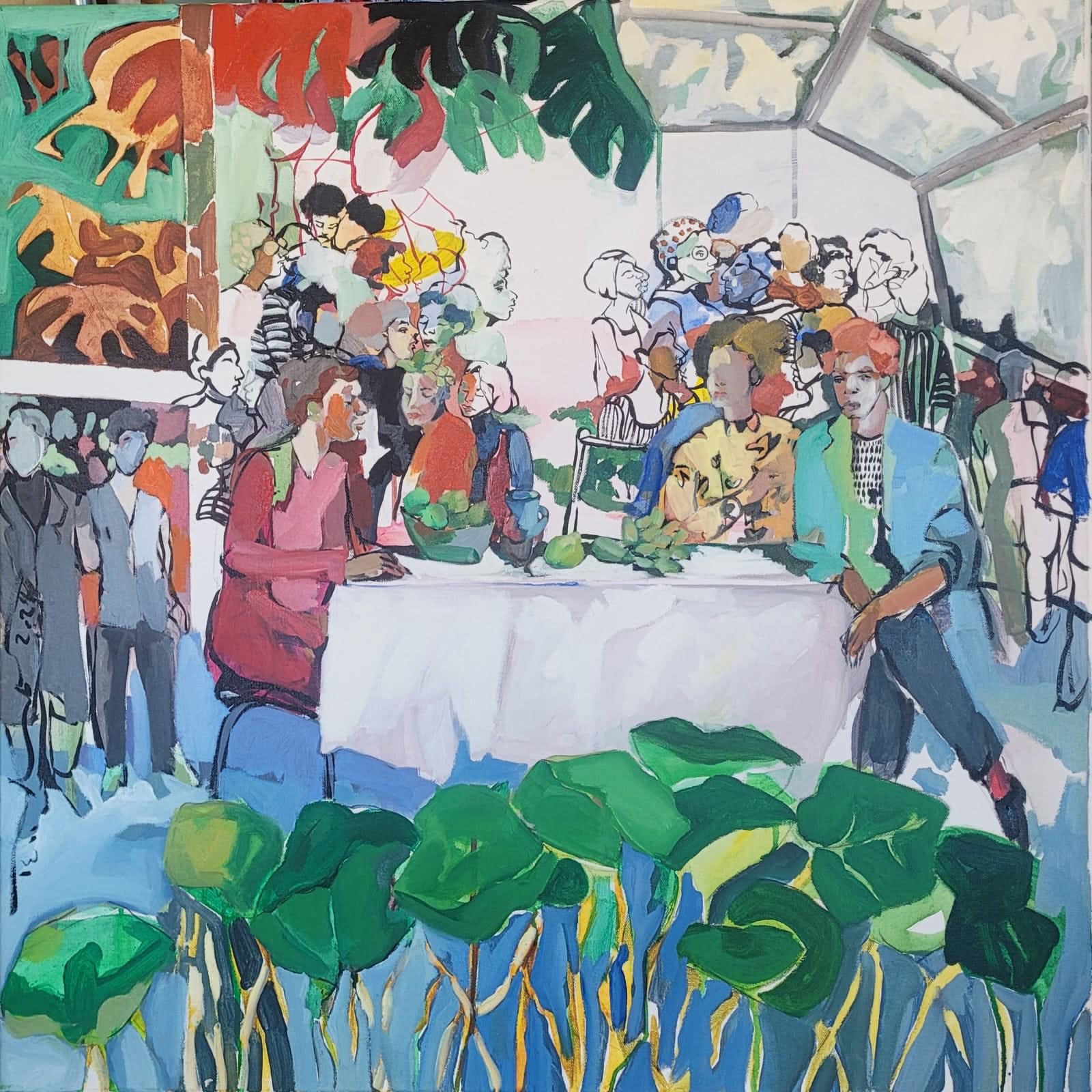 Golnaz Afraz, Last Dinner, 2024