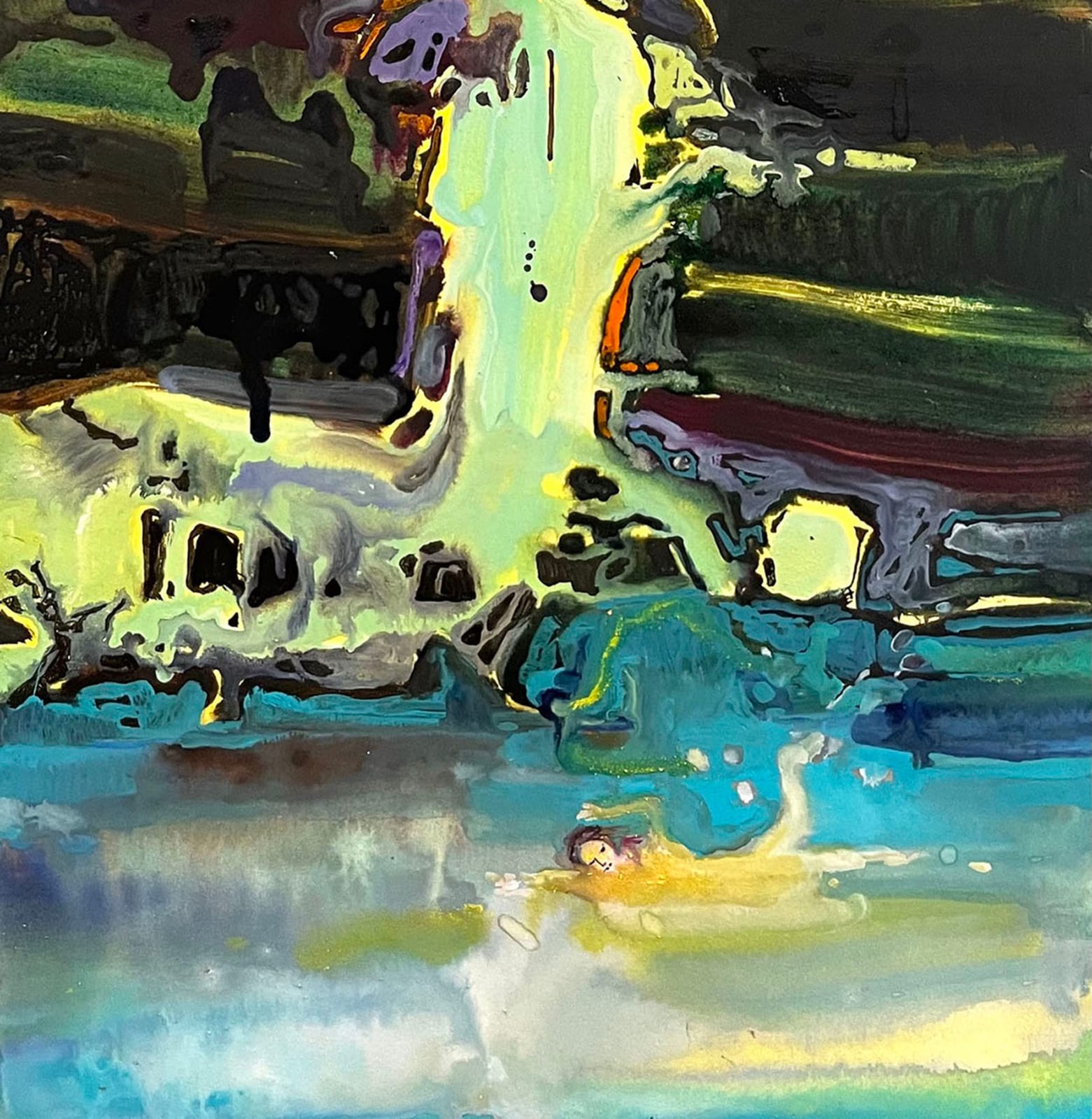 Jione Choi, Swimming in my dream , 2022