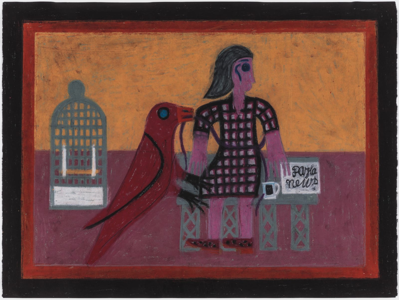 Eddie Arning, Untitled, 1968-1970