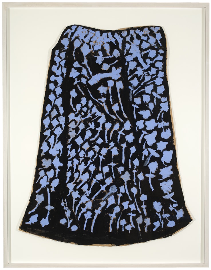 Laura Craig McNellis, Untitled (Black Skirt with Purple Flowers), 2012