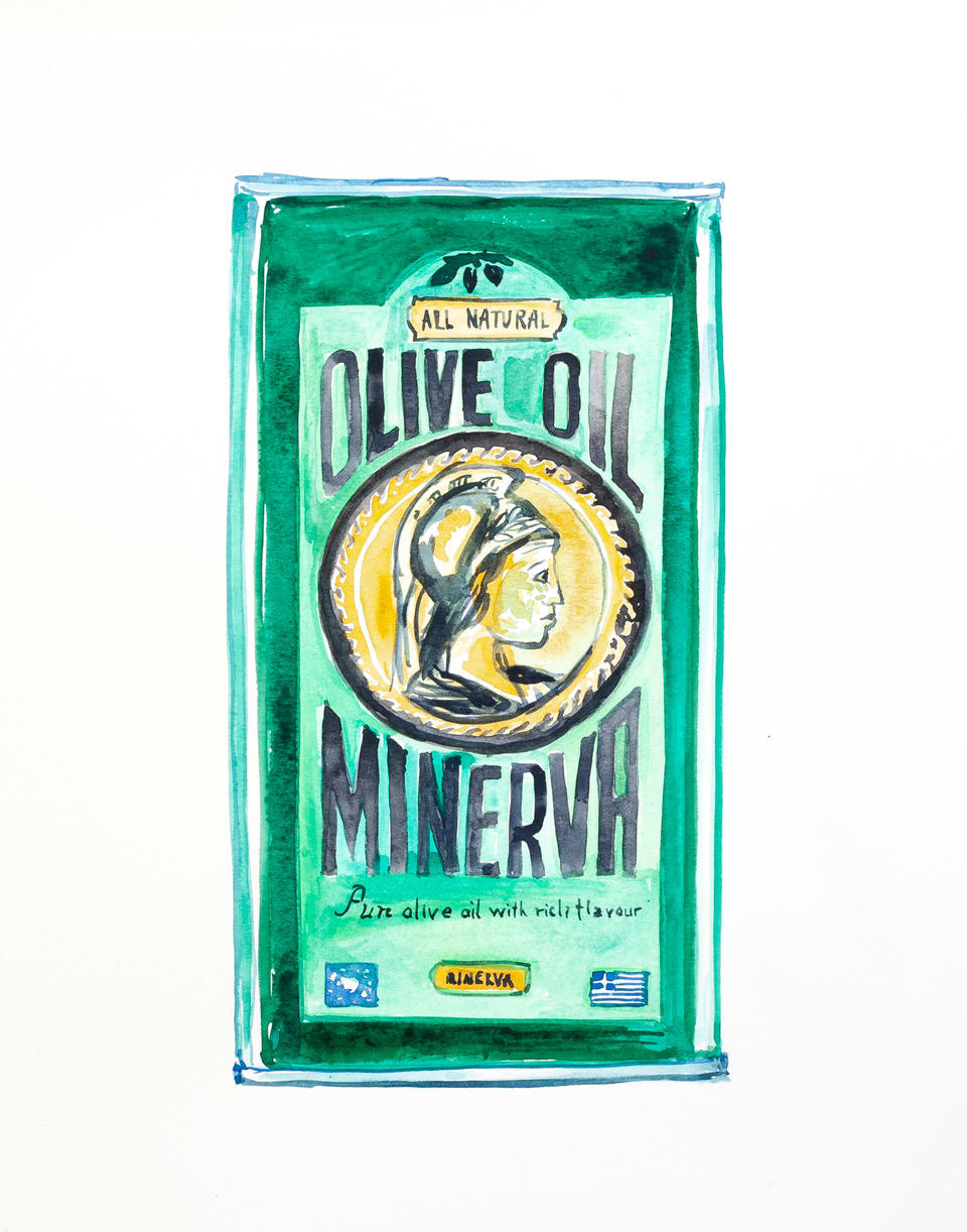 Bastienne Schmidt, Minerva Olive Oil - Everyday Objects in the Time of a Pandemic, 2020