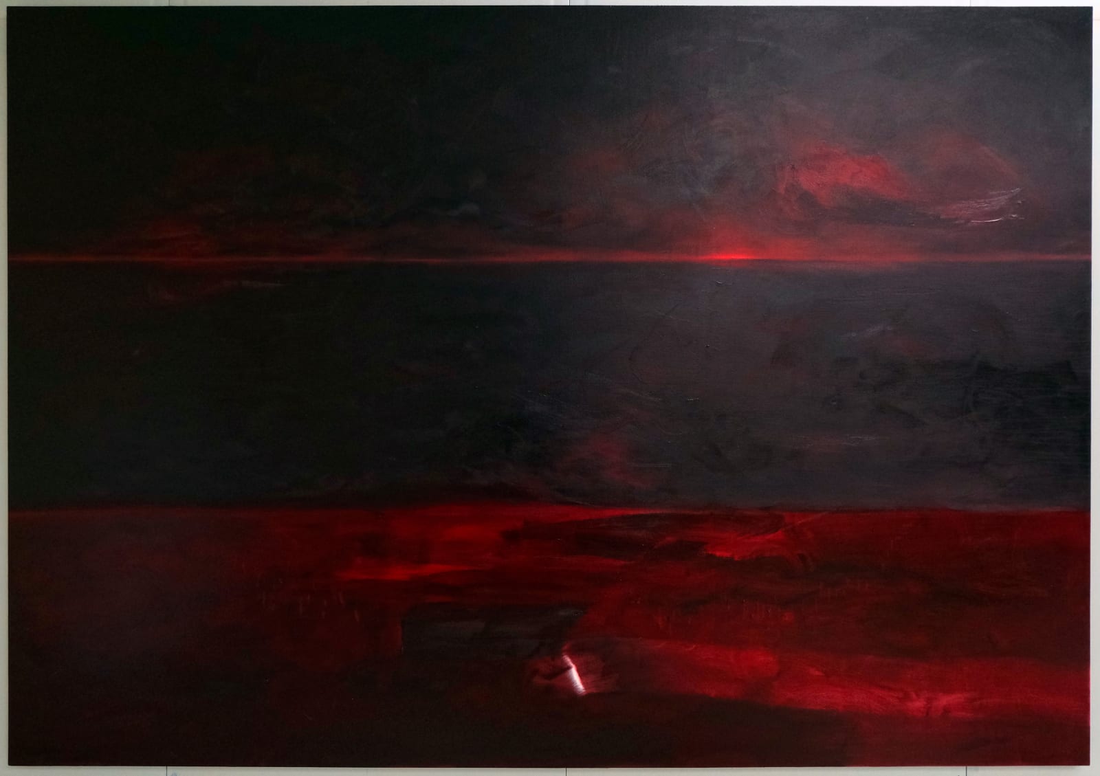 Richard Höglund, Arc over Erytheia. Geryon, dead, and from a great distance. Herakles long gone. (Arc XLVII), 2021-2024