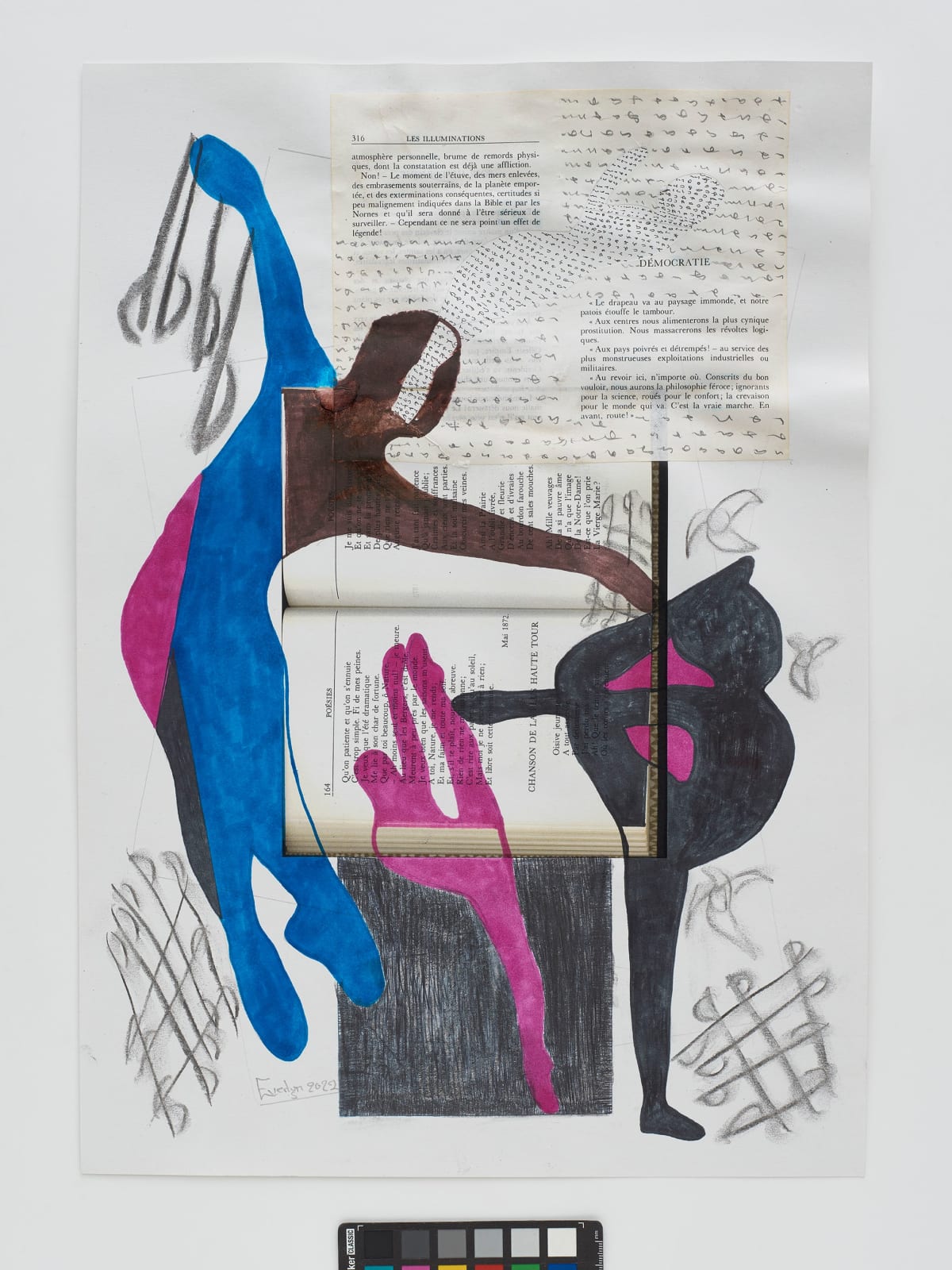 Everlyn NICODEMUS, Untitled No 100 (Baudelaire and Rimbaud), 2022