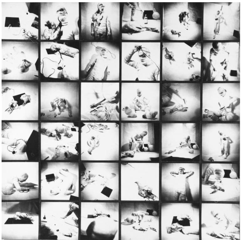 Rudolf SCHWARZKOGLER, Aktion mit seinem eigenen Körper, 1966