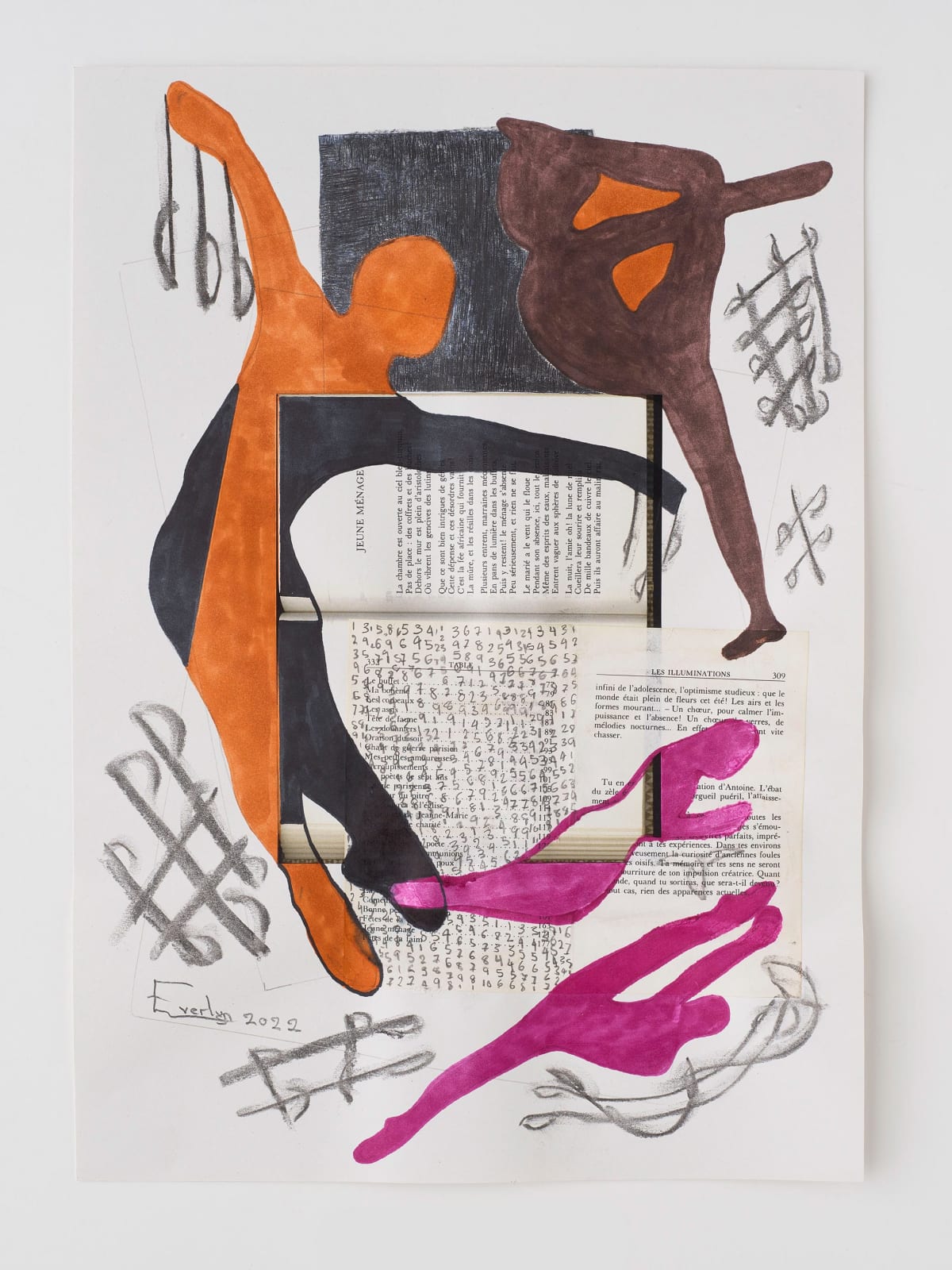 Everlyn NICODEMUS, Untitled No 97 (Baudelaire and Rimbaud), 2022