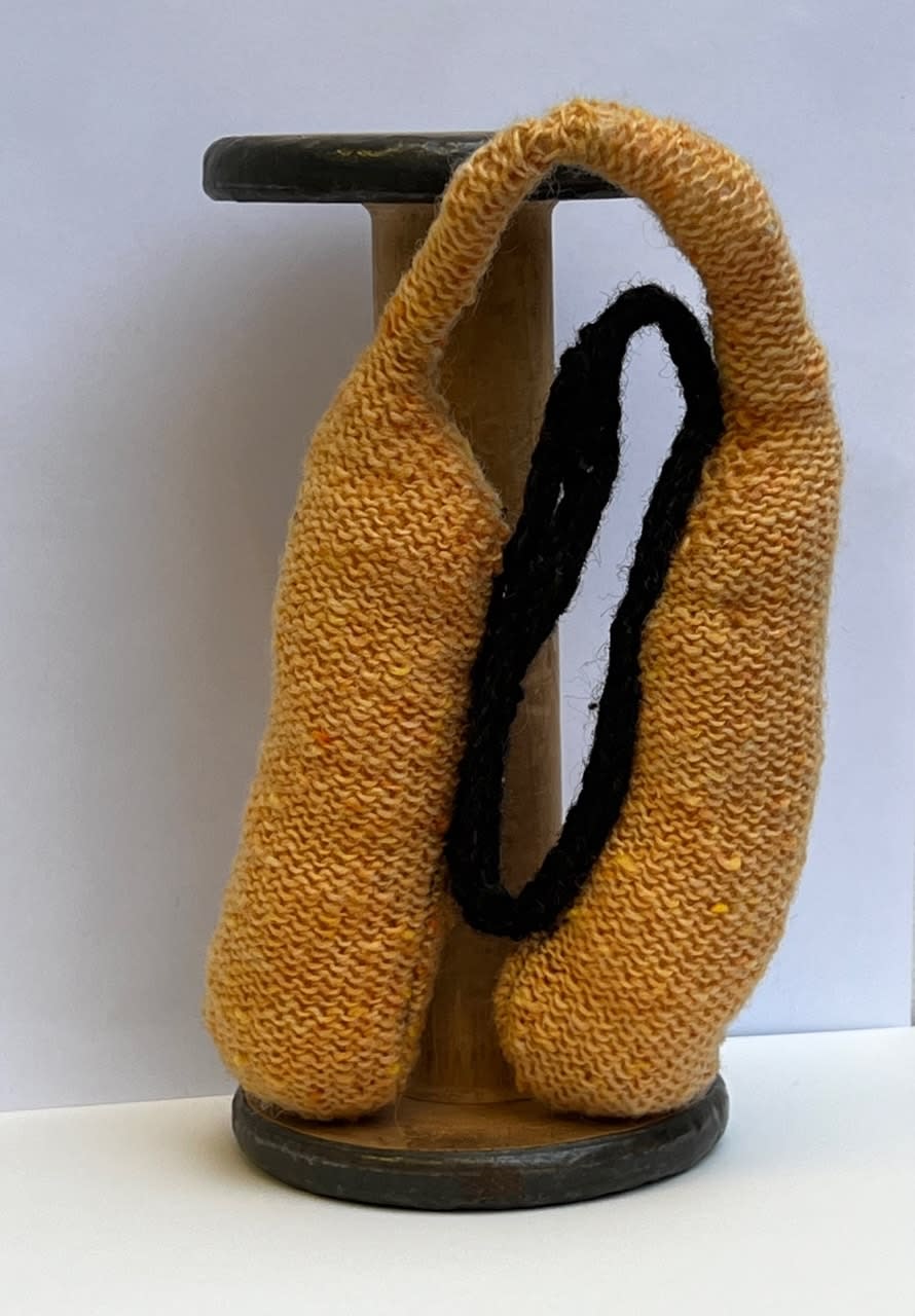 Koushna NAVABI, Untitled (Orange and brown), 1993, spool addition 2021