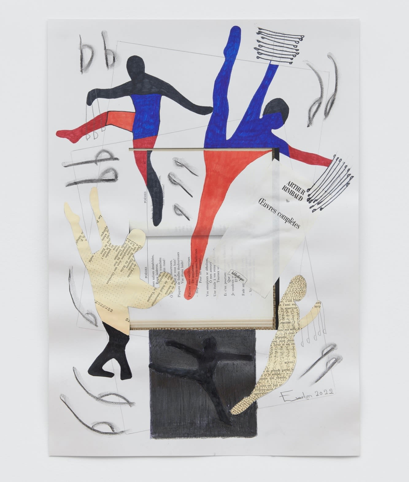 Everlyn NICODEMUS, Untitled No 57 (Baudelaire and Rimbaud), 2022