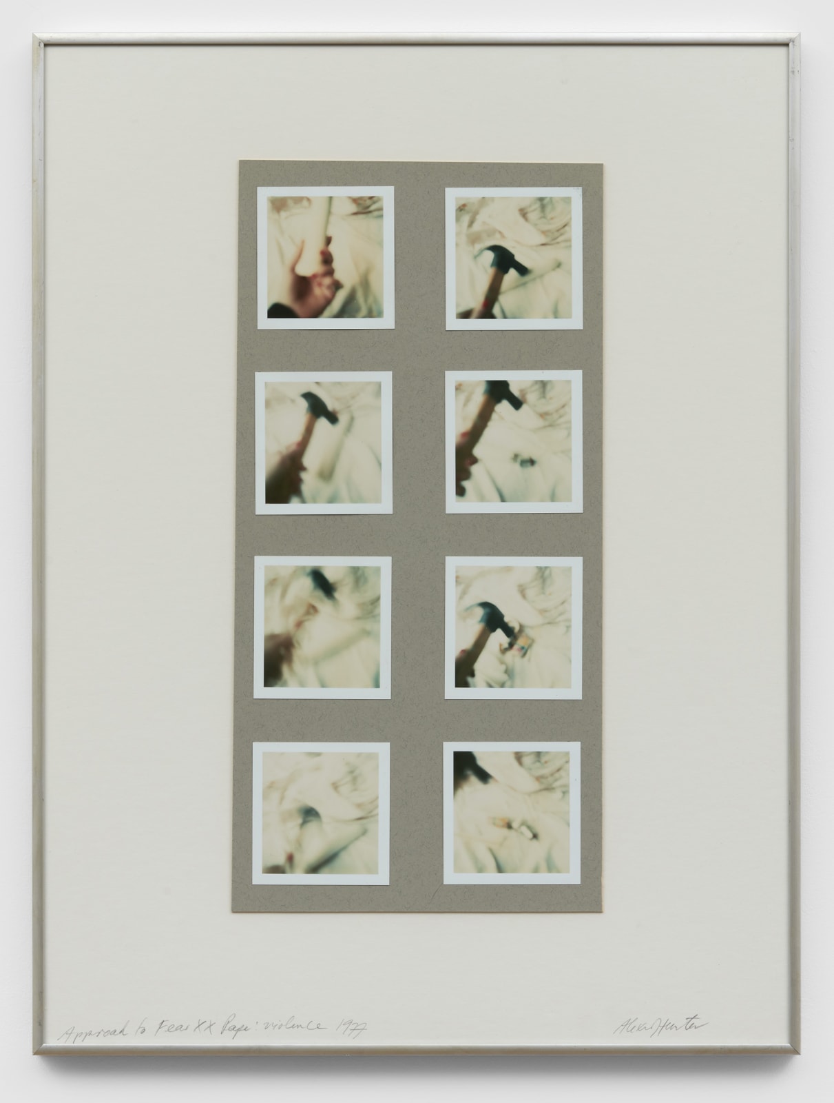 Alexis HUNTER, Approach to Fear XX: Rape - Violence, 1977