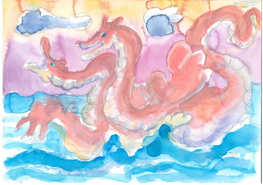 Flaminia VERONESI, Draghi Rosa, 2021