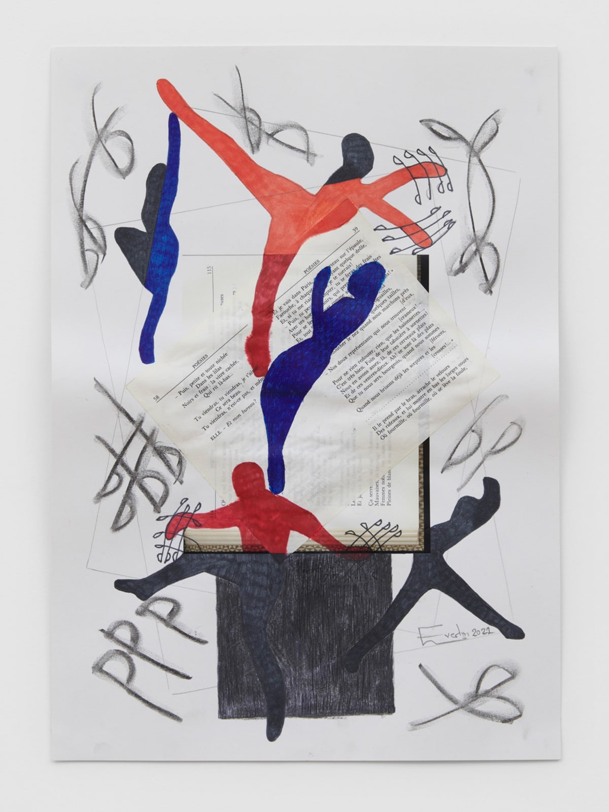 Everlyn NICODEMUS, Untitled No 67 (Baudelaire and Rimbaud), 2022