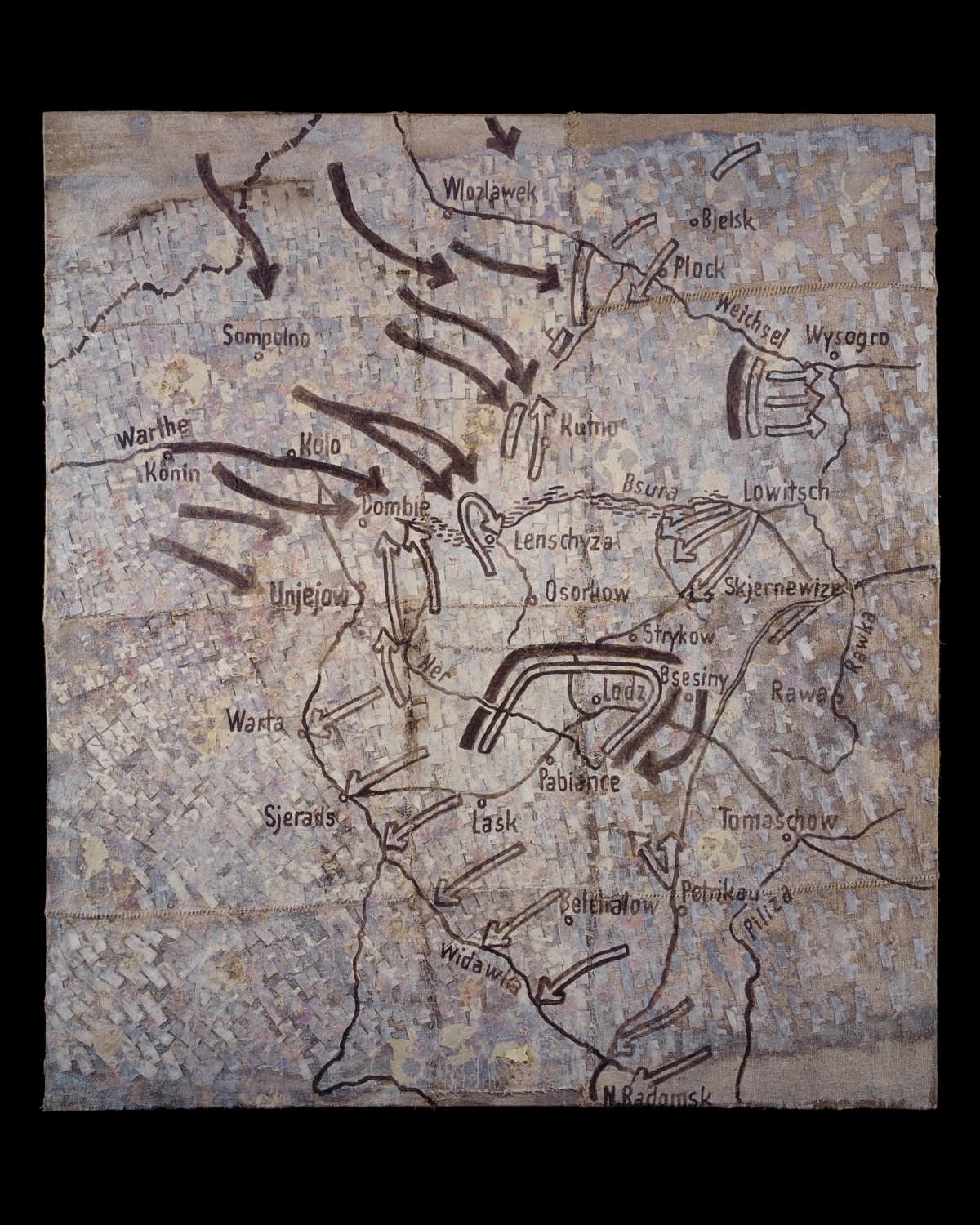 Vivienne KOORLAND, WORLD WAR, The Battle of Łódź (1916): An Attack Of Immense Boldness And Scale [WELTKRIEG, Die Schlacht bei Łódź (1916): eine Waffentat von ungeheurer Kühnheit und Größe], 1993/94