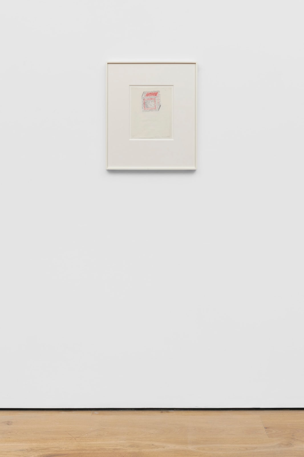 Dom Sylvester HOUÉDARD, partial cube within a cube, 1969