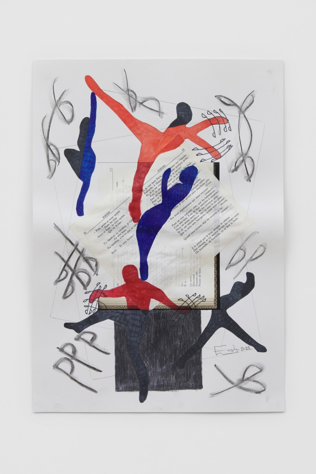 Everlyn NICODEMUS, Untitled No 67 (Baudelaire and Rimbaud), 2022