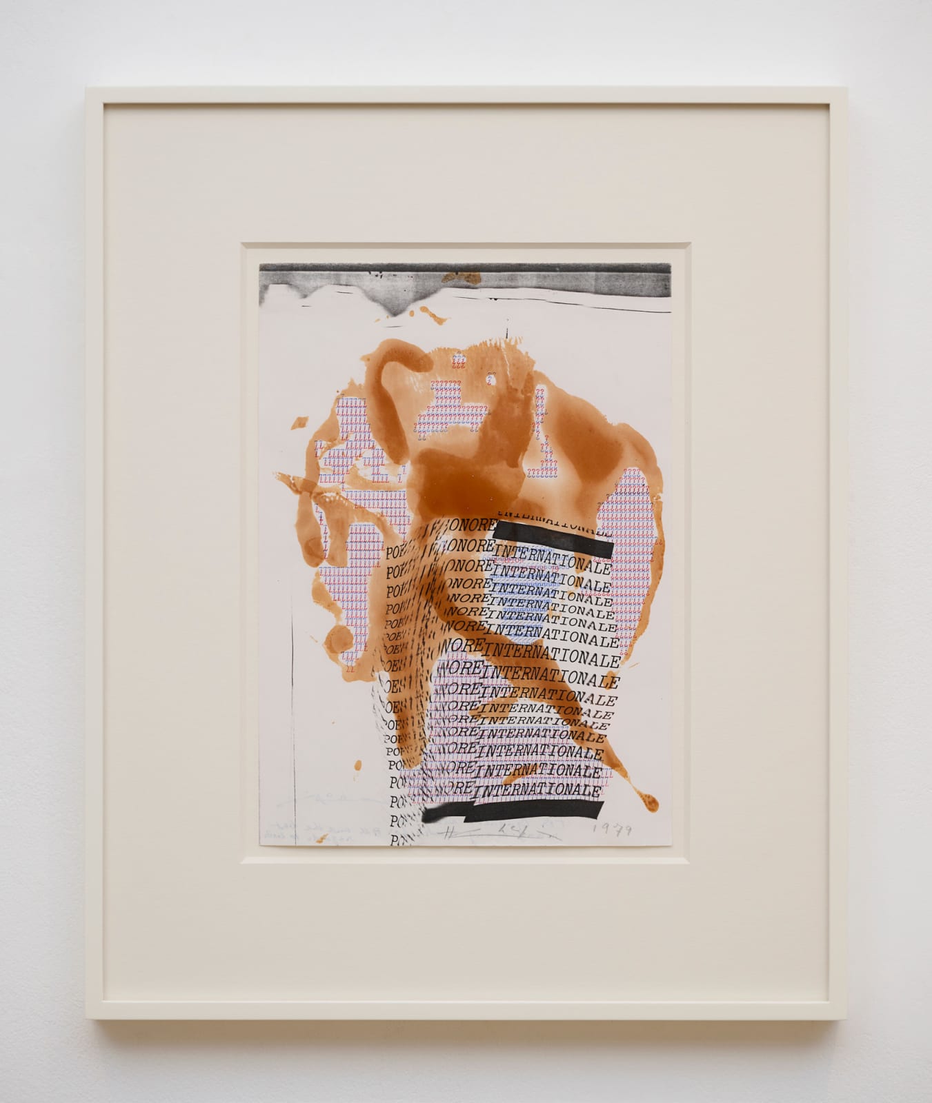 Henri CHOPIN, Poésie Sonore Internationale, 1979