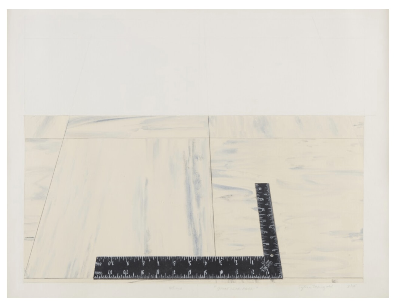 Sylvia PLIMACK MANGOLD, Great Neck Rule, 1975