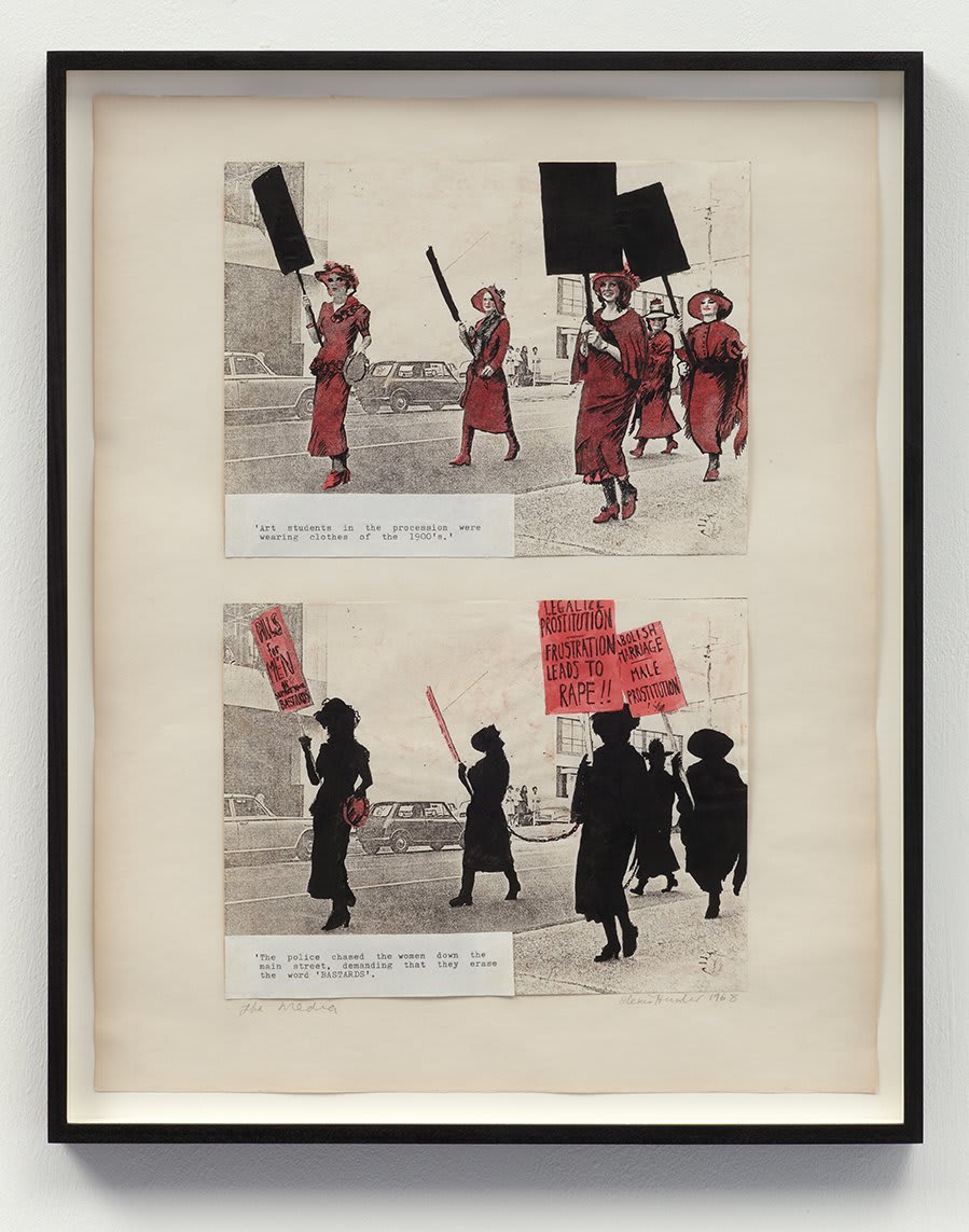 Alexis HUNTER, The Media, 1968