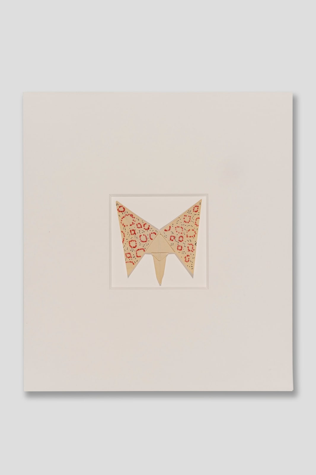 Dom Sylvester HOUÉDARD, Untitled [Butterfly with red o's], 1963