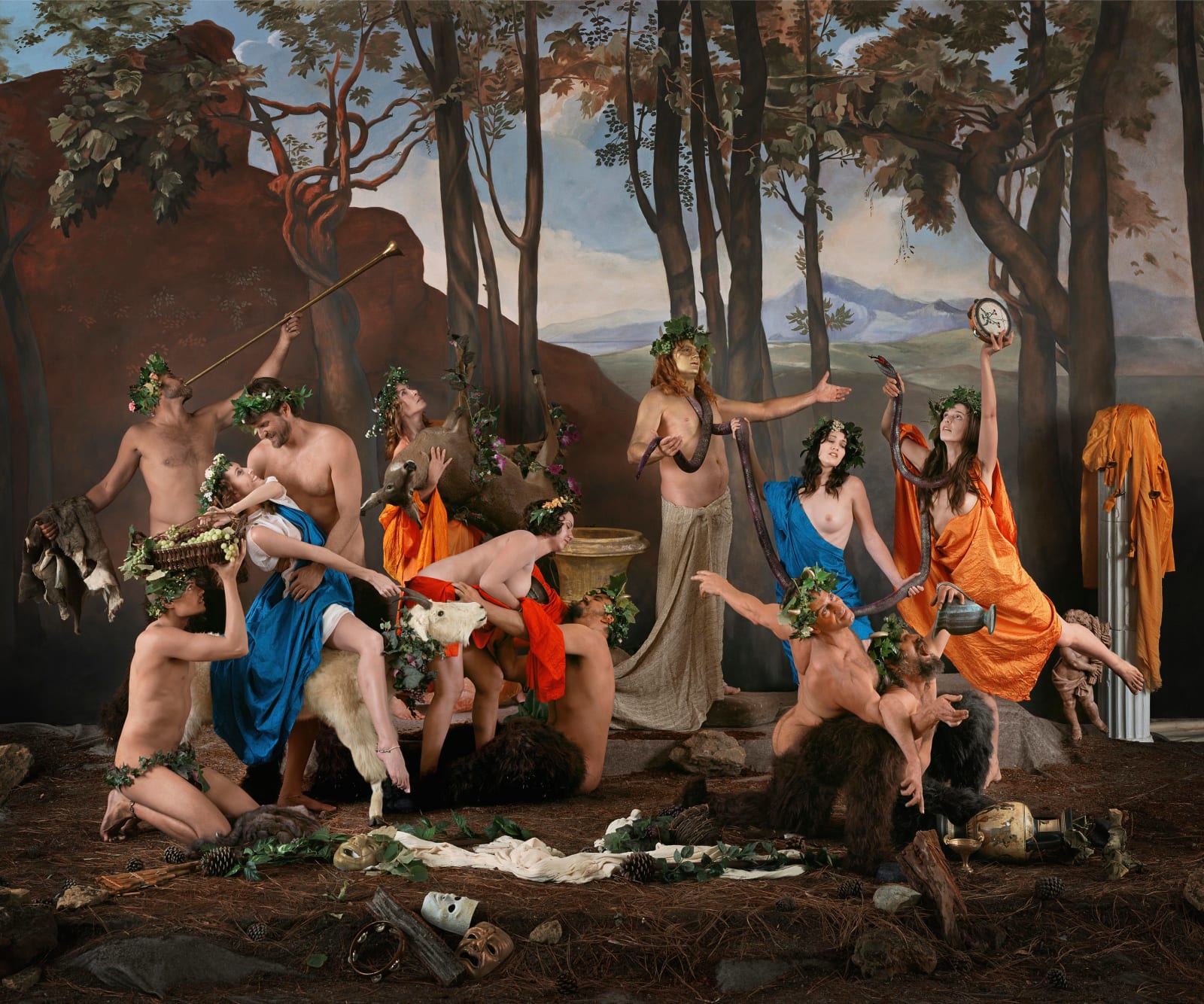 Eleanor ANTIN, The Triumph of Pan (after Poussin) (from Roman Allegories), 2004