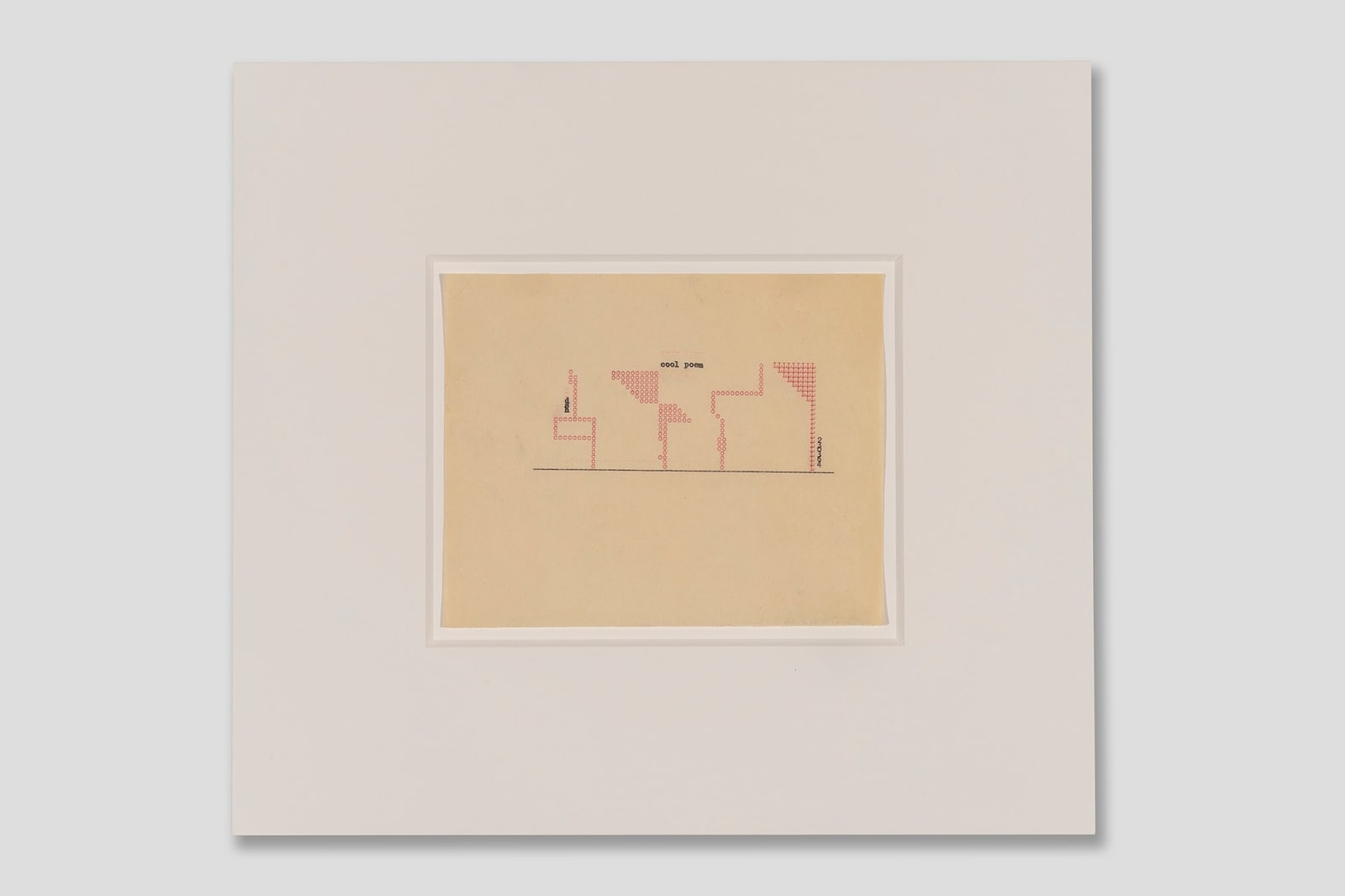 Dom Sylvester HOUÉDARD, 230364 (cool poem), 1964