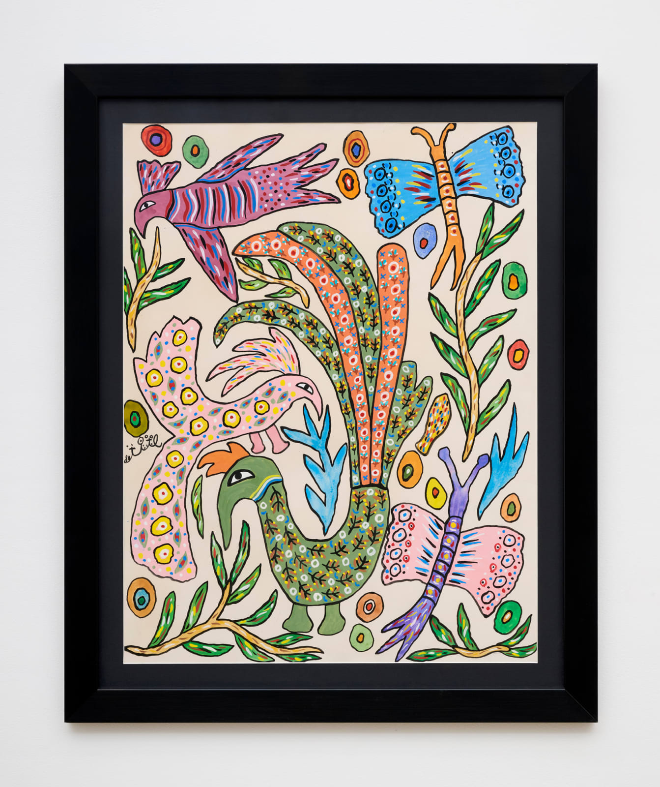 BAYA, Farfalle e pavoni [Butterflies and peacocks], 1980