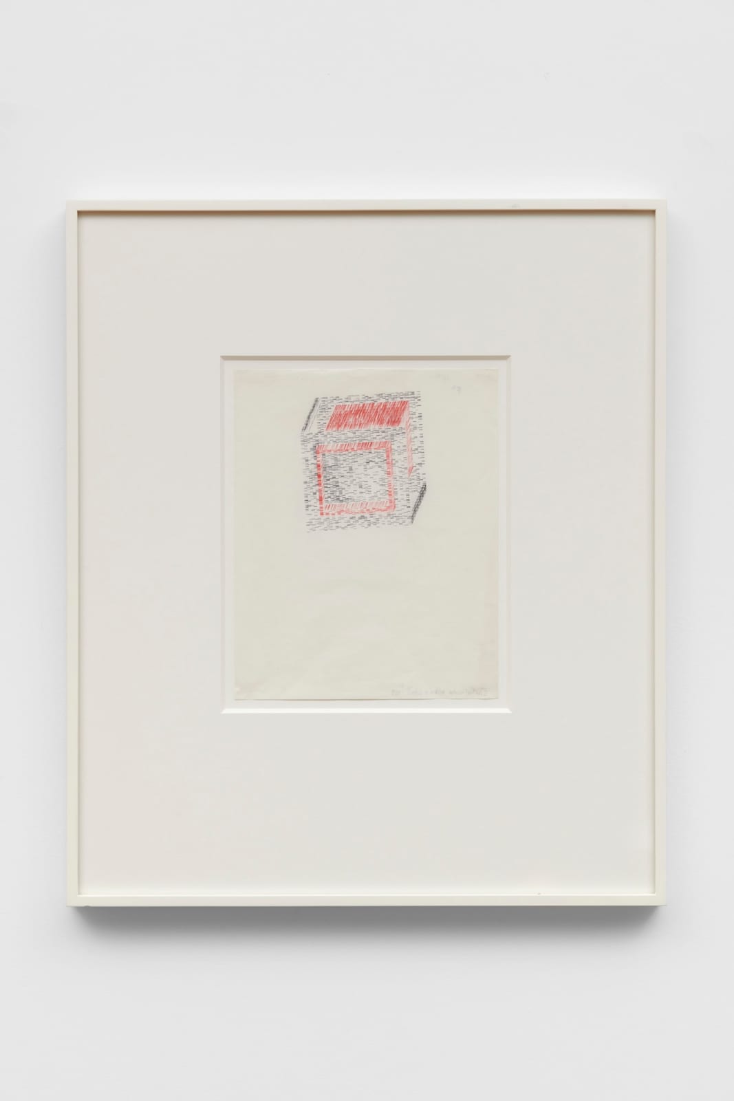 Dom Sylvester HOUÉDARD, partial cube within a cube, 1969