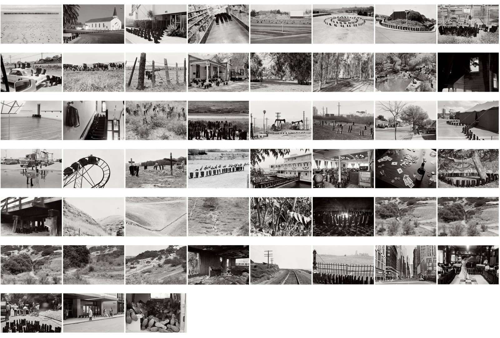 Eleanor ANTIN, 100 Boots (set of Postcards), 1971-73