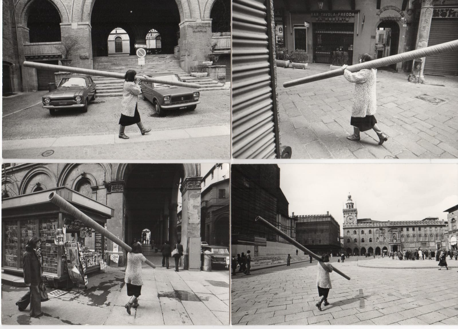 Greta SCHÖDL, Tubo performance, 1978