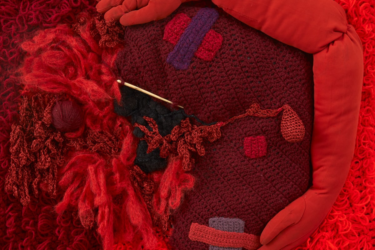 Su RICHARDSON, Broken Heart Rug, 1982