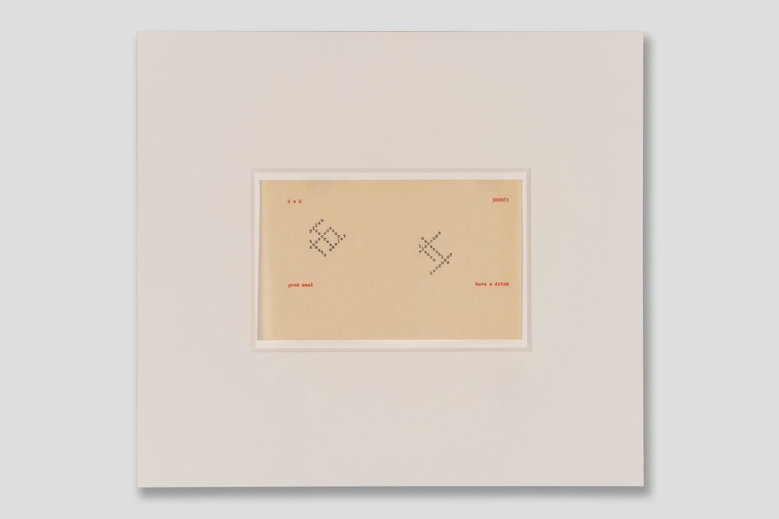 Dom Sylvester HOUÉDARD, 300663 (good meal, have a drink), 1963
