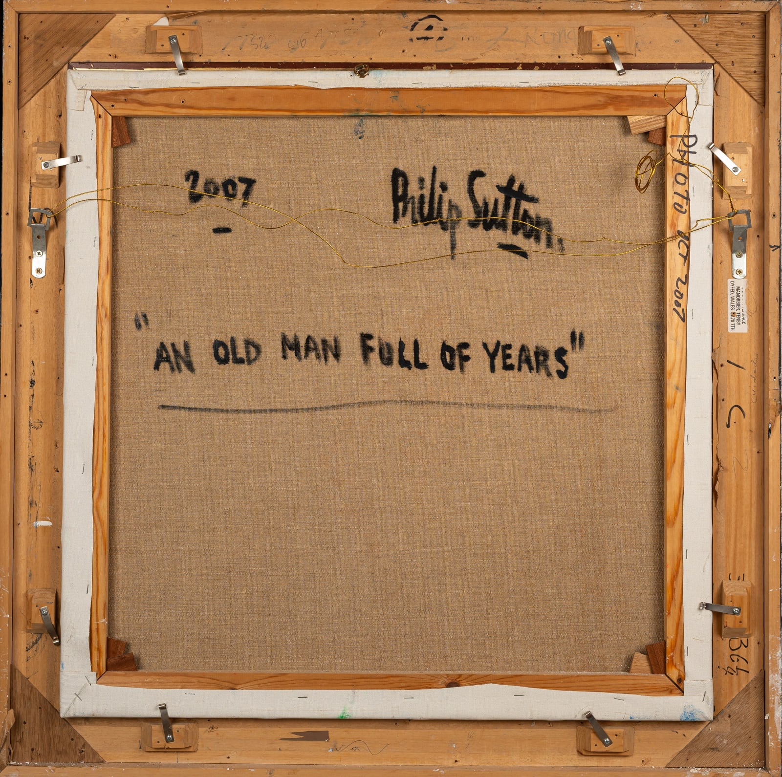 Philip Sutton RA, An old man full of years, 2007