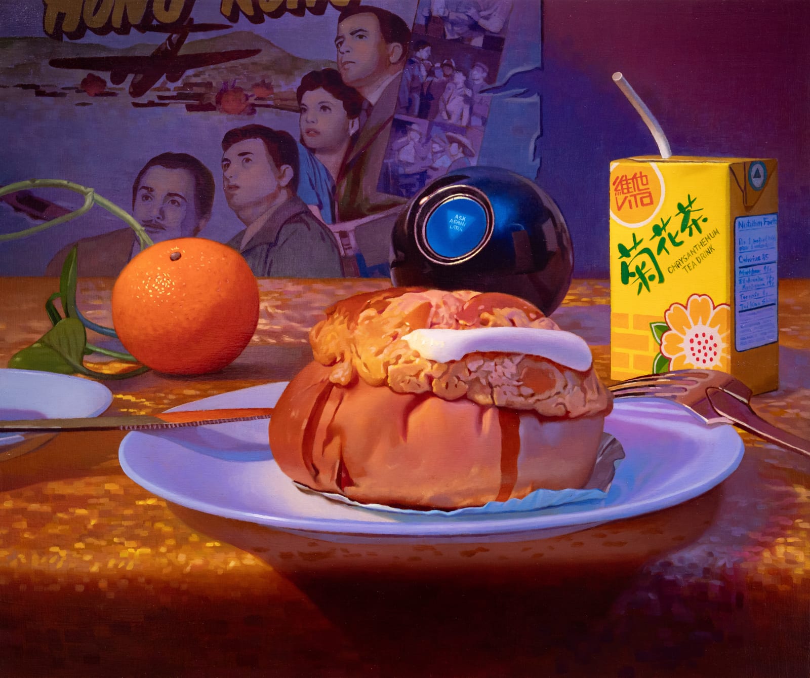 Peter Hong-Tsun Chan 陳康俊, Golden Hour Tea Time, 2024