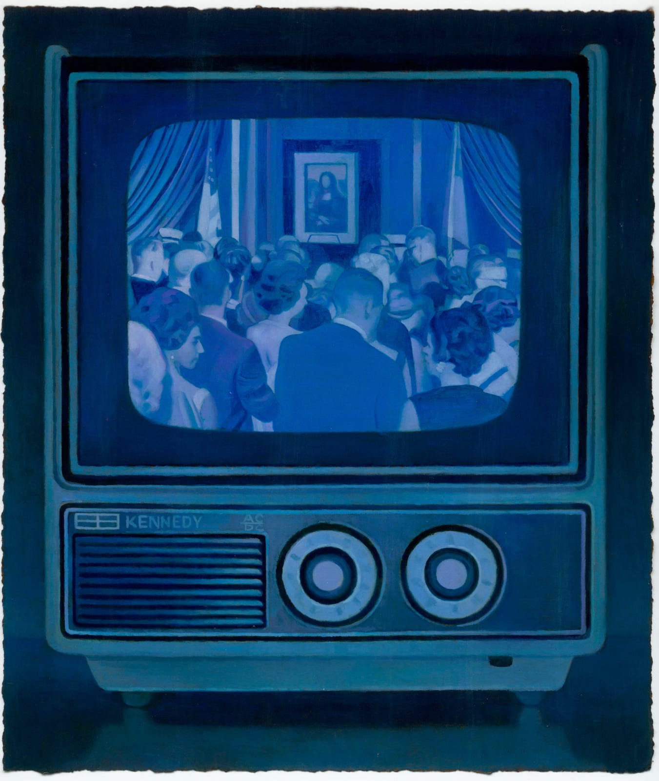 Peter Hong-Tsun Chan 陳康俊, Study for Mona Lisa’s Viewing, 2024