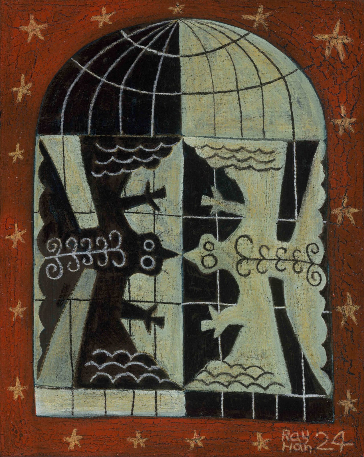 Ray Han 韓哲睿, Duality in a Cage 籠子裡的日夜, 2024